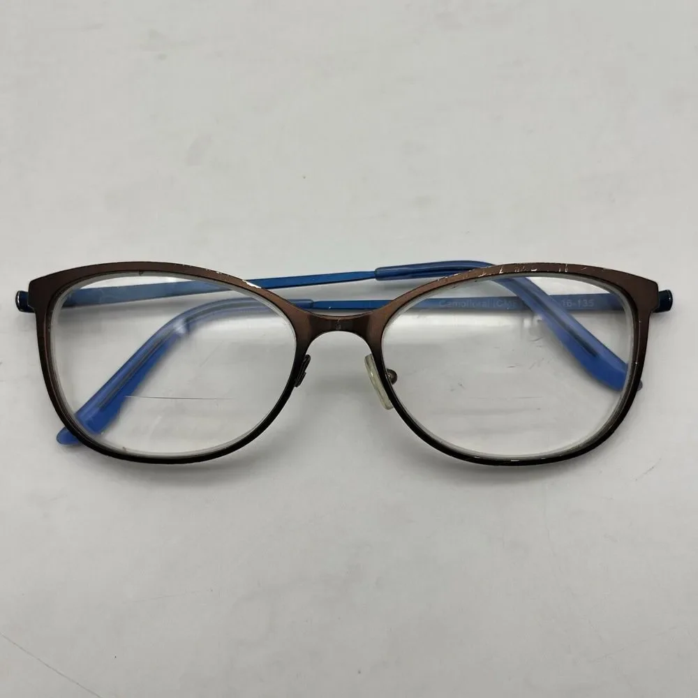 VERA BRADLEY CAMILA CAMOFLORAL BLUE EYEGLASSES SIZE: 53-16-135